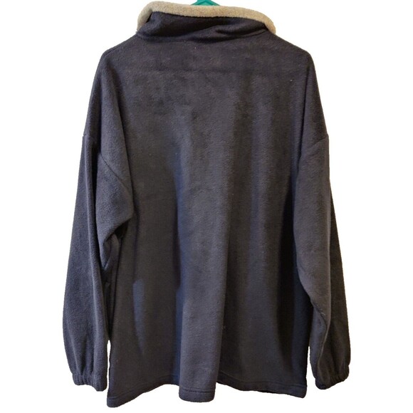 Vintage Men's Full Zip Made In USA Blue Flesse Embroidered San Franscio - Picture 3 of 11